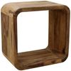 Wandregal Tina 35x35x22 aus Sheesham-Massivholz Bild 1
