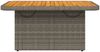 vidaXL Gartentisch Grau 90x55x71 cm Poly Rattan und Akazienholz 368276 Bild 5