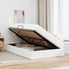 vidaXL Aufbewahrungsbett mit Matratze mit Matratze 2 pcs Weiß Leder 3399605 Bild 4