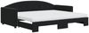 vidaXL Tagesbett Ausziehbar mit Matratzen Schwarz 90x190 cm Samt 3197340 Bild 2