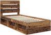 vidaXL Bettrahmen Altholz 90 x 200 cm Massives Kiefernholz 3411790 Bild 4