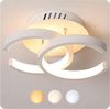 Forrlite Deckenleuchten 3-Farbige Decken-Lampe Dimmbar LED Deckenleuchte, LED fest integriert, Warmweiß Kaltweiß Neutralweiß, Wohnzimmer Flur Küchen Eingang Bild 5