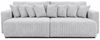 Kaiser Möbel Schlafsofa, Cordstoff Poso, PIANO DOUBLE, Große Liegefläche, Tiefe Sitzfläche, Cordstoff mit markanter Struktur Bild 3