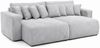 Kaiser Möbel Schlafsofa, Cordstoff Poso, PIANO DOUBLE, Große Liegefläche, Tiefe Sitzfläche, Cordstoff mit markanter Struktur Bild 2