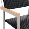 Gartenstuhl 4er Set GROSSETO Schwarz Bild 4