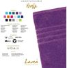 Lavea Gästehandtuch Bali, 30x50cm aus 100% Bio-Baumwolle, einzigartig weiche Gästetücher mit Aufhänger (Set, 2-St), hochwertiges und nachhaltiges Premium Gästetuch – saugstarke Faser Bild 3