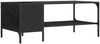 vidaXL Couchtisch mit Regal Schwarz 100x51x40 cm Holzwerkstoff 837732 Bild 2