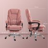 Vinsetto Schreibtischstuhl Massagesessel mit Heizfunktion, Liegefunktion, höhenverstellbar (Bürostuhl, 1 St), für Wohnzimmer, Lernzimmer, Rosa Bild 3