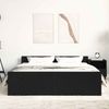 vidaXL Bettgestell ohne Matratze Schwarz Eichen-Optik 150x200 cm 3329320 Bild 3