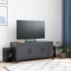 vidaXL TV-Schrank Anthrazit 100,5x39x43,5 cm Stahl 846646 Bild 3