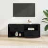 vidaXL TV-Schränk Schwarz Eichen-Optik 100 x 35 x 40 cm Holzwerkstoff 881014 Bild 4