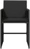 vidaXL Gartenstühle mit Kissen 4 Stk. Schwarz Poly Rattan 364984 Bild 5