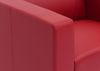 Sessel Loungesessel Lille ~ Leder, rot Bild 4