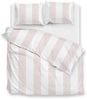 Zo! Home Mako-Satin Bettwäsche 135x200 Tratti di Satinado Shady Pink rosa Streifen Bild 2