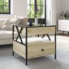 vidaXL Couchtisch mit Infinity-LED Sonoma-Eiche 50x50x51 cm 847713 Bild 4