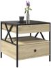 vidaXL Couchtisch mit Infinity-LED Sonoma-Eiche 50x50x51 cm 847713 Bild 5