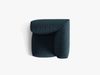 Micadoni Eckmodul Martina 1-Sitzer Klein Strukturierter Stoff Jeansblau Bild 4