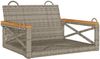 vidaXL Hängesessel Grau 63x62x40 cm Poly Rattan 368171 Bild 2