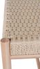 House Nordic Bank mit Sitz aus natürlichem Korbgeflecht, Pappelholz, natur, 80x35x45 cm Bild 4