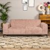 Bronx71 Design Sofa Vegas 2,5-Sitzer Chenille rosa Bild 3