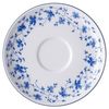 Arzberg Form 1382 Untertasse für Kaffeetasse 210 ml, Unterteller, Unter Teller, Blaublüten, Porzellan, 14 cm, 41382-607671-14741 Bild 2
