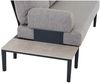 Lounge-Seitentisch MONDO Latea, Aluminium, Grau, 32 x 26 x 74 cm Bild 3