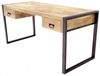 Schreibtisch Retro 160x76x70 aus indischem Mango-Massivholz Bild 3