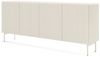 yourhouse24 Kommode Muti 4D 195x81x40 cm Kaschmir, Schwarz Bild 4