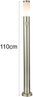 LED Wegeleuchte, aus Edelstahl Silber, mit Bewegungsmelder, Höhe 110cm Bild 4