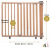 GEUTHER '2734+' Türschutzgitter, Holz weiß, 86 - 133 cm Bild 3
