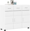 vidaXL Sideboard mit Tür FLORIN Weiß 88,5 x 30,5 x 73 cm Holzwerkstoff 880311 Bild 3