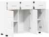 vidaXL Sideboard mit Tür FLORIN Weiß 88,5 x 30,5 x 73 cm Holzwerkstoff 880311 Bild 5