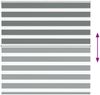 vidaXL Doppelrollo Dunkelgrau 140x150 cm Stoffbreite 135,9 cm Polyester 4014139 Bild 5