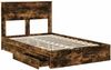 vidaXL Aufbewahrungsbett Geräucherte Eiche 135 x 190 cm Holzwerkstoff 3409921 Bild 5