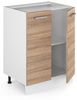 Küchenunterschrank R-Line Sonoma 60 cm ohne Arbeitsplatte Vicco Bild 3