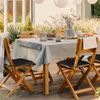 Relaxdays 4er Set Stuhlkissen schwarz Bild 3
