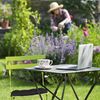 Relaxdays 4er Set Stuhlkissen schwarz Bild 4