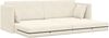 vidaXL Boden-Sofa-Bett Creme 213 x 70 x 77 cm Samt 4106732 Bild 4