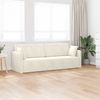 vidaXL Boden-Sofa-Bett Creme 213 x 70 x 77 cm Samt 4106732 Bild 3