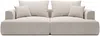 Vente-unique - Sofa 4-Sitzer – tiefe Komfortsitzfläche – Cord – Beige – PINETA Bild 2