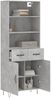 vidaXL Highboard Betongrau 69,5x34x180 cm Holzwerkstoff 3200549 Bild 3