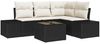 vidaXL Gartensofa-set mit Speicher Braun und Creme Poly-Rattan 3355716 Bild 2