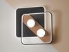 LED Deckenleuchte CRICKET Schwarz 3 Lichtfarben einstellbar, 50x40cm Bild 5