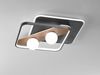 LED Deckenleuchte CRICKET Schwarz 3 Lichtfarben einstellbar, 50x40cm Bild 3