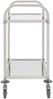 vidaXL 2-Stufiger Servierwagen 96,5 x 55 x 90 cm Edelstahl 50912 Bild 3
