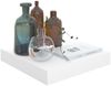 vidaXL Schweberegale 2 Stk. Hochglanz-Weiß 23x23,5x3,8 cm MDF 323740 Bild 3