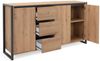 Sideboard >Arvada< in Artisan Eiche aus MDF - 160x88x40cm (BxHxT) Bild 5