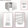3er-Set Aluminium Paneele für Pergola HWC-L46, Terrassenüberdachung, Lamellenpaneel Modul, 204x271cm ~ anthrazit Bild 2