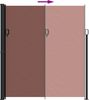vidaXL Seitenmarkise Ausziehbar Braun 220x600 cm 4004569 Bild 5