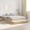 vidaXL Aufbewahrungsbettgestell Sonoma-Eiche 140 cm Holzwerkstoff 3335695 Bild 5